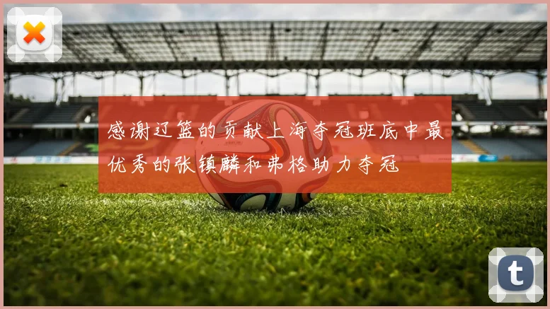 感谢辽篮的贡献上海夺冠班底中最优秀的张镇麟和弗格助力夺冠